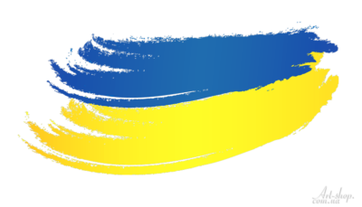 флаг Украины рисунок на прозрачном фоне